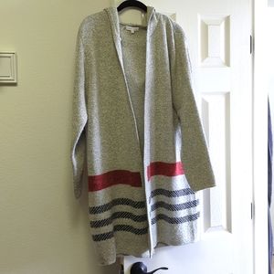 Emory Park, Long hooded cardigan